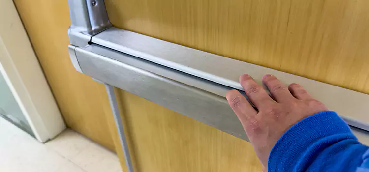 Installing a Push Bar on a Door Los Angeles